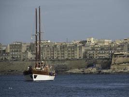 la ciudad de valetta en la isla de malta foto