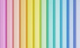 Close up of colored pencils textured background. Multi-Colors pencils on white background. Education learning in art class and Back to school concept. 3D illustration rendering photo
