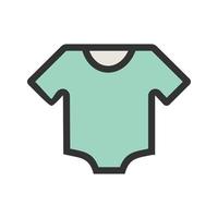 Shirt Filled Line Icon vector