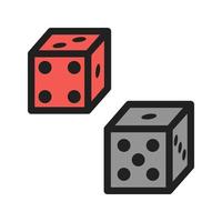 Probability Filled Line Icon vector