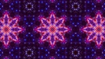 Glowing Red and Blue Energy Kaleidoscope Lights Loop video