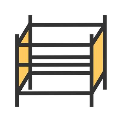 Scaffolding Filled Line Icon