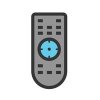 Remote Filled Line Icon vector