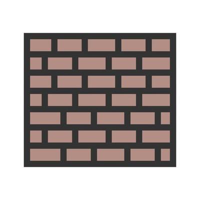 Brick Wall I Filled Line Icon