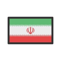 Iran Filled Line Icon vector