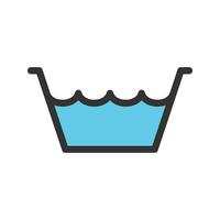 Water in Container Filled Line Icon vector