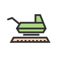 Farming Filled Line Icon vector