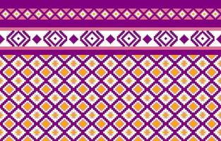 Geometric abstract ethnic pattern seamless design for background or wallpaper, carpet, cloth, Batik, and clothes. Vector illustration. pattern sty.
