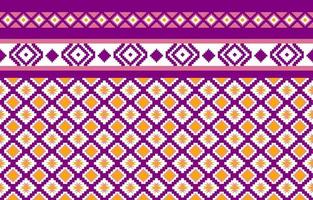 Geometric abstract ethnic pattern seamless design for background or wallpaper, carpet, cloth, Batik, and clothes. Vector illustration. pattern sty.