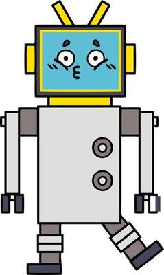 cute cartoon robot