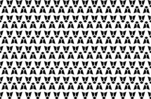 Abstract black and white pattern. Monochrome seamless geometric pattern. Repeating shapes, geometric elements. vector