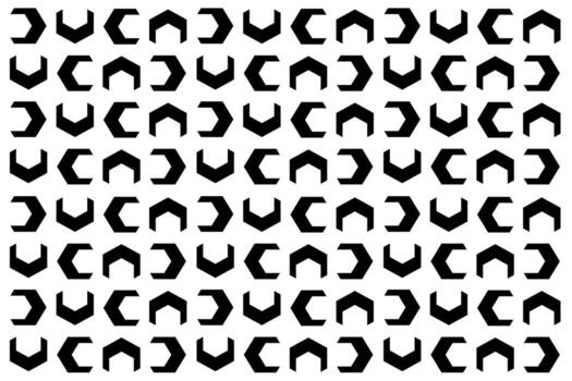 Abstract black and white pattern. Monochrome seamless geometric pattern. Repeating shapes, geometric elements. vector