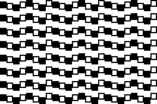 patrón abstracto en blanco y negro. patrón geométrico monocromático sin costuras. formas repetitivas, elementos geométricos. vector