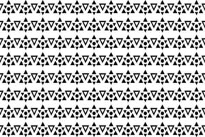 Abstract black and white pattern. Monochrome seamless geometric pattern. Repeating shapes, geometric elements. vector