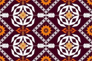 Beautiful embroidery.geometric ethnic oriental pattern traditional.Aztec style,abstract,vector,illustration.design for texture,fabric,clothing,wrapping,fashion,carpet,print. vector