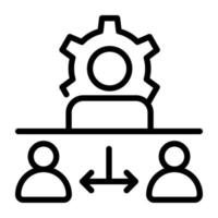 A linear vector design of team hierarchy