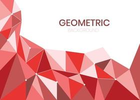 Flat Geometric Background Design Vector