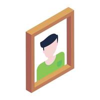 Download premium icon of photo frame vector