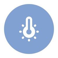 Trendy Temperature Concepts vector