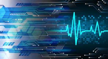 abstract hi speed internet technology background illustration. pulse heart. EKG. electrocardiogram vector