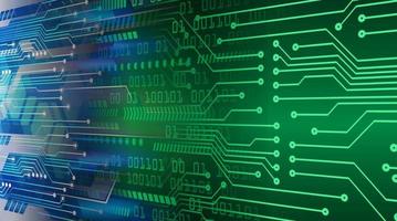 cyber circuit future technology concept background vector