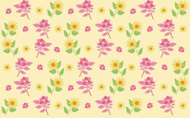 Daisy and rose petal pattern, on a bright background, Chamomile flower buds, Seamless floral pattern, Floral pattern texture concept. minimal prints for cards or wrapping paper