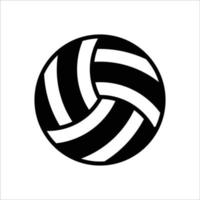 plantilla de diseño de vector de icono de voleibol simple y limpio