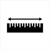 ruler icon vector design template simple and clean