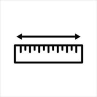 ruler icon vector design template simple and clean