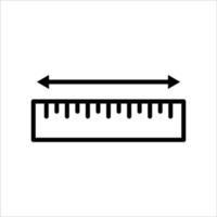 ruler icon vector design template simple and clean