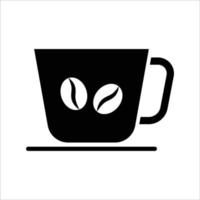 cup of coffee icon vector design template simple and clean