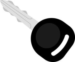 Door key semi flat color vector object