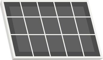 Solar panel semi flat color vector object