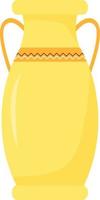 Amphora semi flat color vector object