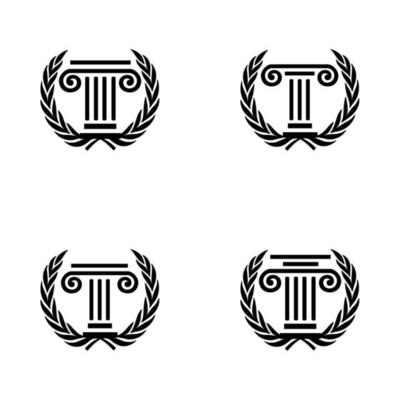 Lawyer building logo collection