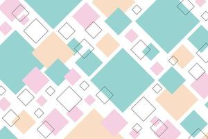 Geometric background in pastel colors vector