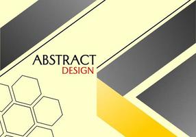 fondo abstracto geométrico amarillo. diseño vectorial moderno para banner, portada, sitio web vector