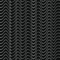 abstract wavy line pattern black and white vintage background vector