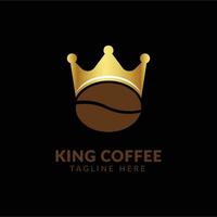 King Coffee Logo Template Design Vector, Emblem, Design Concept, Creative Symbol, Icon,Royal Coffee logo designs template vector