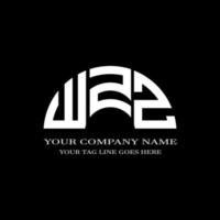 WZZ letter logo creative design with vector graphic