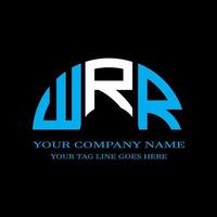 WRR letter logo creative design with vector graphic