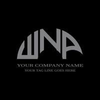WNP letter logo creative design with vector graphic