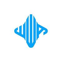 WWA letter logo creative design with vector graphic