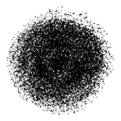 Grain round shape isolated on white background. Vector Illustration.