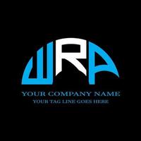 WRP letter logo creative design with vector graphic