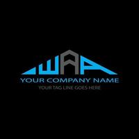 WAA letter logo creative design with vector graphic