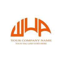 WUP letter logo creative design with vector graphic