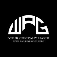 WPG letter logo creative design with vector graphic