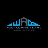 WAB letter logo creative design with vector graphic