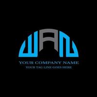 WAN letter logo creative design with vector graphic